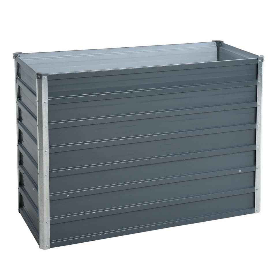 ESTEXO Hochbeet Metall, 100x40x77 cm, witterungsbeständig für Pflanzen