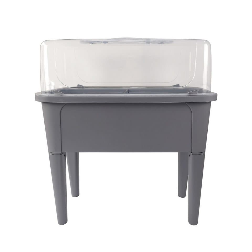 HTI-Living Hochbeet Nessa, Kunststoff, mit Frühbeetabdeckung